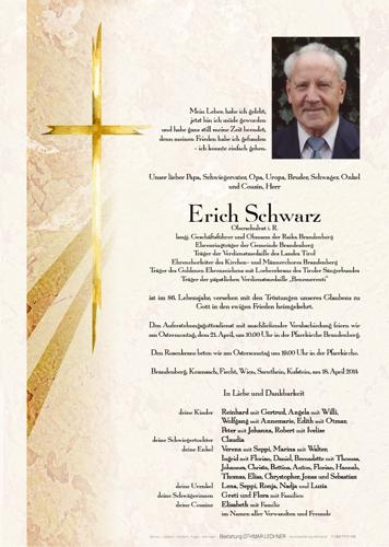 Parte von Erich Schwarz