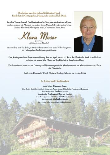 Parte von Klara Moser