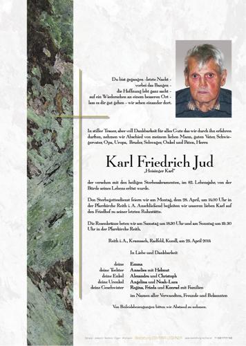 Parte von Karl Friedrich Jud