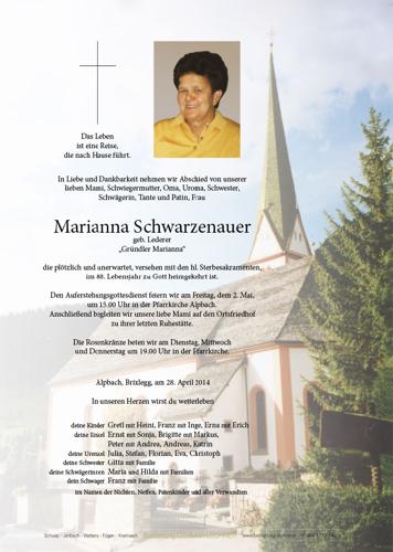 Parte von Marianna Schwarzenauer