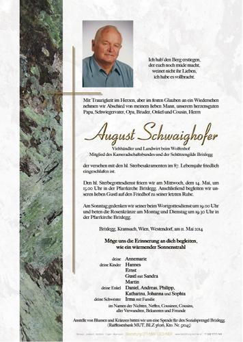 Parte von August Schwaighofer