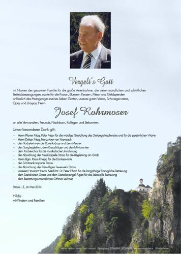 Parte von Josef Rohrmoser