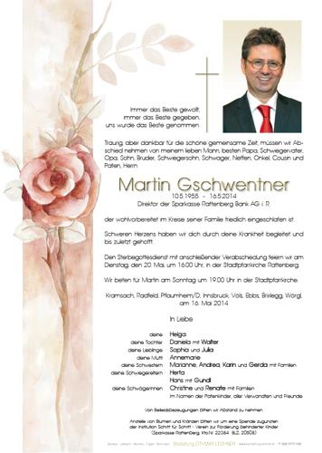 Parte von Martin Gschwentner