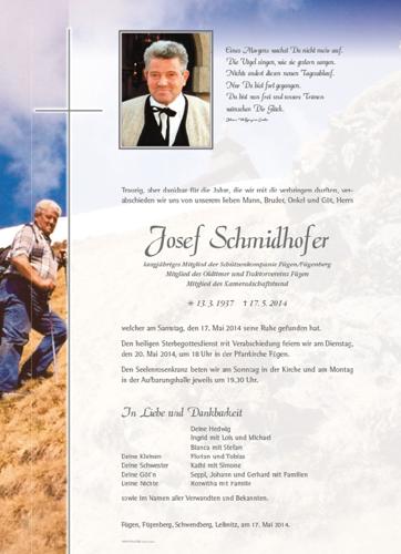 Parte von Josef Schmidhofer