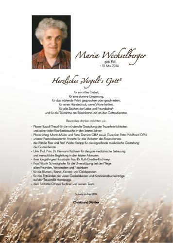 Parte von Maria Wechselberg