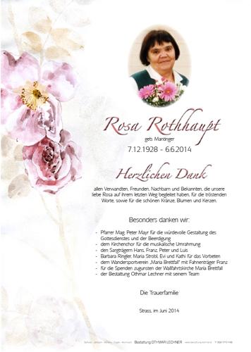 Parte von Rosa Rothhaupt
