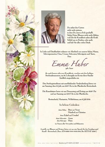 Parte von Emma Huber