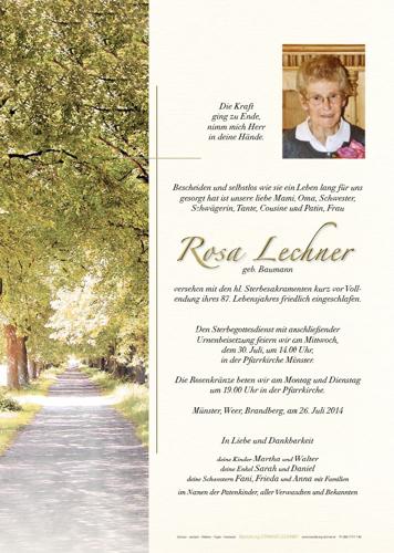 Parte von Rosa Lechner