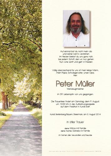 Parte von Peter Müller