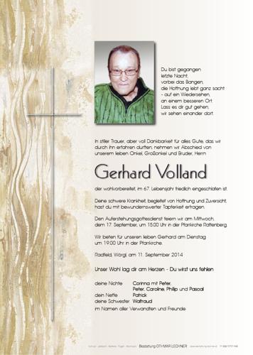 Parte von Gerhard Volland
