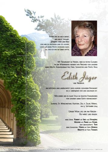 Parte von  Edith Jäger