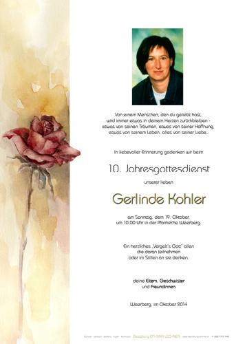 Parte von Gerlinde Kohler