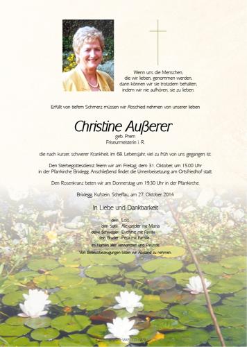 Parte von Christine Au%C3%9Ferer