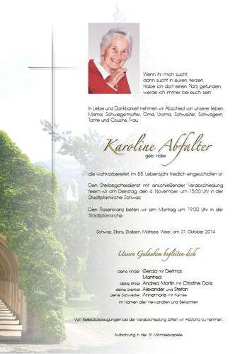 Parte von Karoline Abfalter