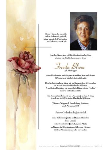 Parte von Frieda Bliem