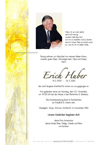 Parte von Erich Huber