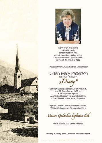 Parte von Gillian Mary Patterson