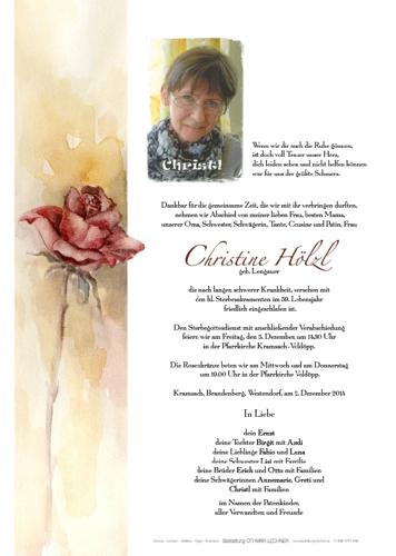 Parte von Christine Hölzl