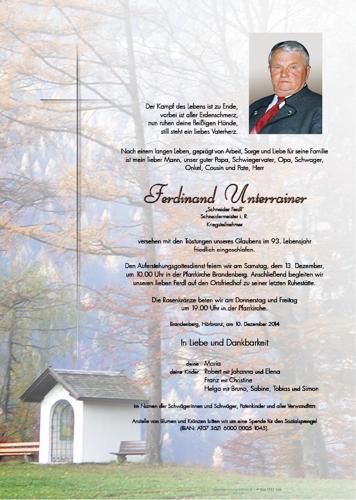 Parte von Ferdinand Unterrainer