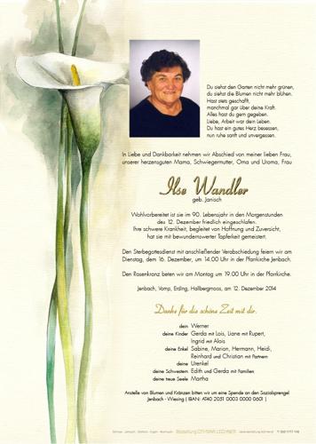 Parte von Ilse Wandler