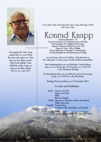 Parte von Konrad Knapp