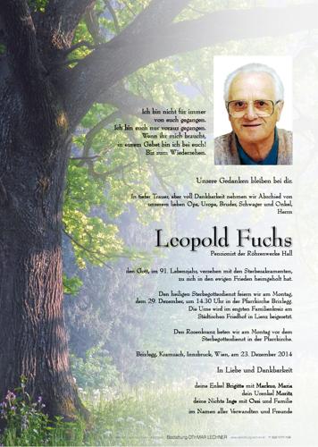 Parte von Leopold Fuchs