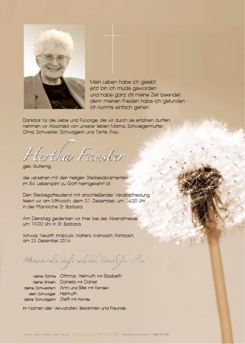 Parte von Hertha Fauster