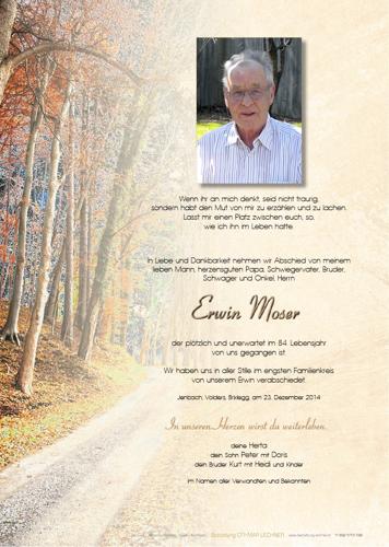 Parte von Erwin Moser