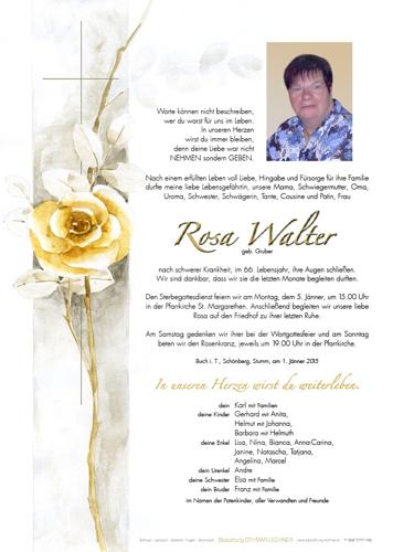 Parte von Rosa Walter