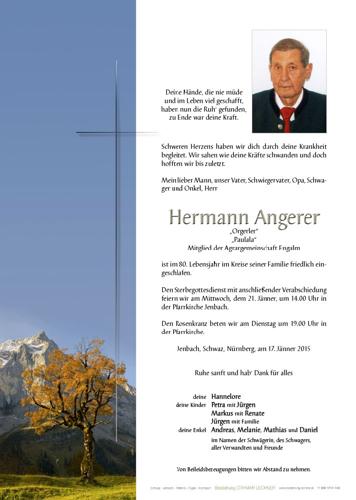 Parte von Hermann Angerer