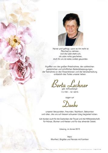 Parte von Berta Lechner