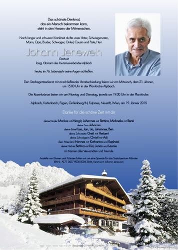 Parte von Johann Jenewein