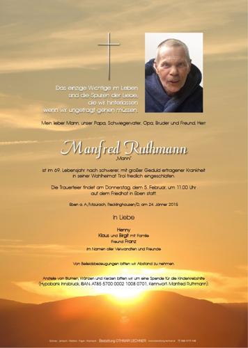 Parte von Manfred Ruthmann