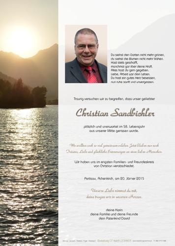 Parte von Christian Sandbichler