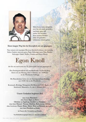 Parte von Egon Knoll