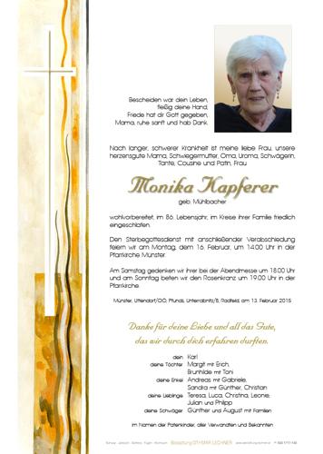 Parte von Monika Kapferer