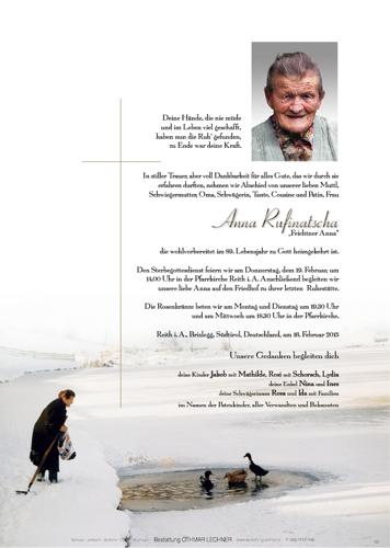 Parte von Anna Rufinatscha