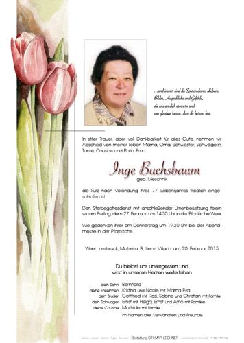 Parte von Ingeborg Buchsbaum