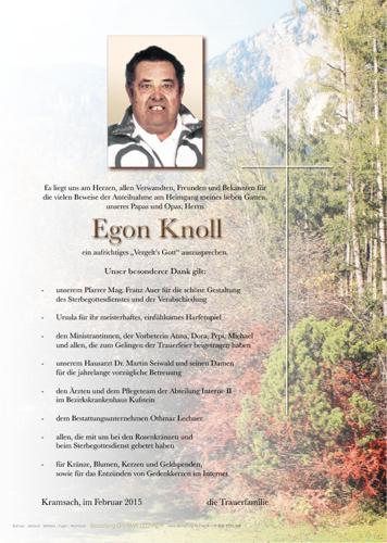 Parte von Egon Knoll