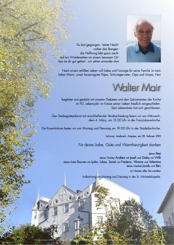 Parte von Walter Mair