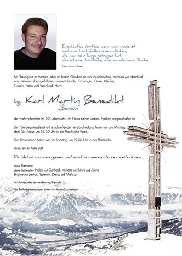 Parte von Karl Benedikt