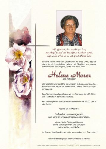 Parte von Helene Moser