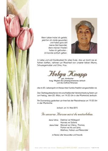 Parte von Helga Knapp