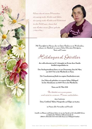 Parte von Hildegard Gürtler