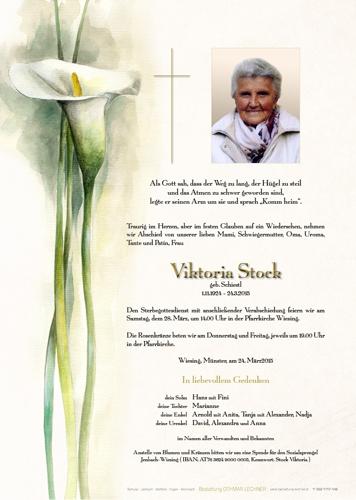 Parte von Viktoria Stock