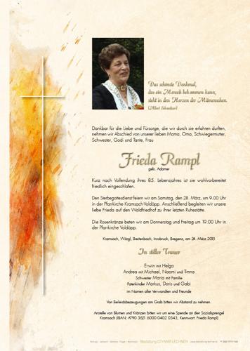 Parte von Frieda Rampl