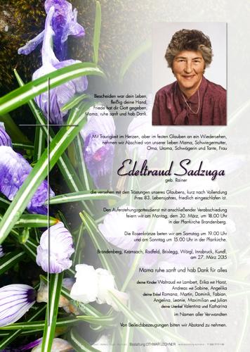 Parte von Edeltraud Sadzuga