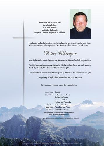 Parte von Peter Ellinger