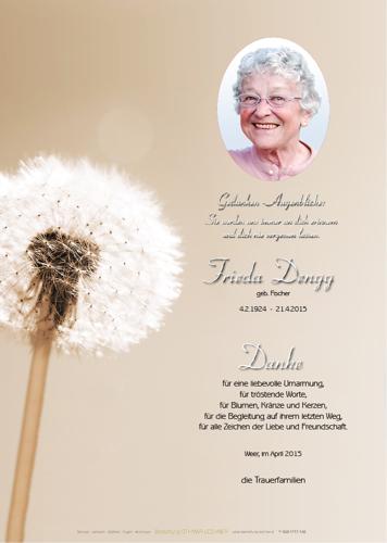 Parte von Frieda Dengg