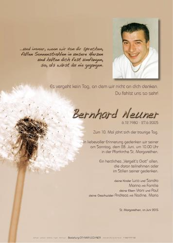 Parte von Bernhard Neuner